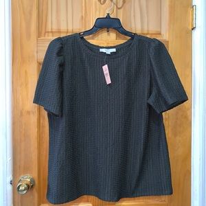 LOFT Dark olive green blouse